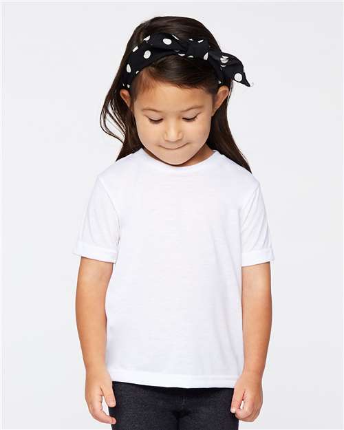 Custom Embroidered  SubliVie Toddler Polyester Sublimation Tee 1310  