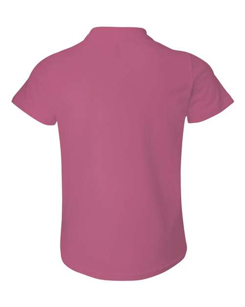 BELLA + CANVAS Youth Jersey Tee 3001Y Asphalt Custom Embroidered Business Logo