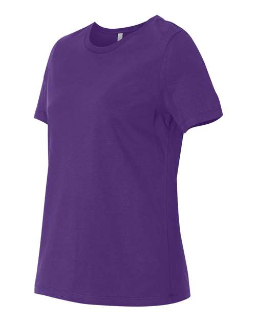 BELLA + CANVAS Women’s Relaxed Jersey Tee 6400 Custom Embroidered Business Logo