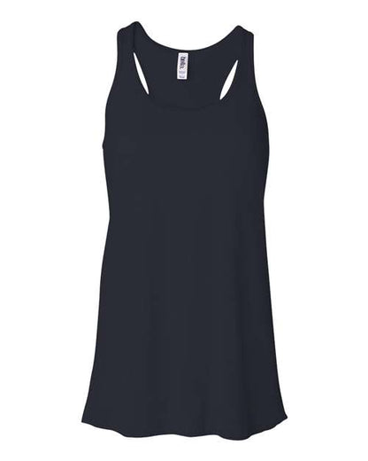 BELLA + CANVAS Women's Flowy Racerback Tank 8800 Midnight