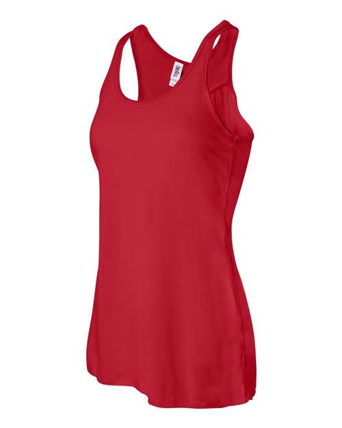 BELLA + CANVAS Women's Flowy Racerback Tank 8800 Red