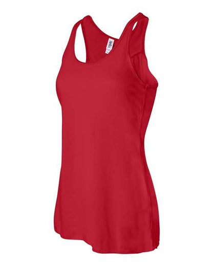 BELLA + CANVAS Women's Flowy Racerback Tank 8800 Red