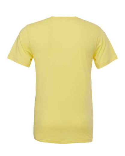 BELLA + CANVAS Jersey Tee 3001 Yellow Custom Embroidered Business Logo