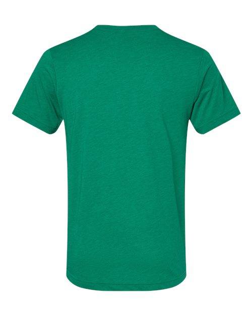 BELLA + CANVAS Triblend Tee 3413 Ice Blue Triblend Custom Embroidered Business Logo