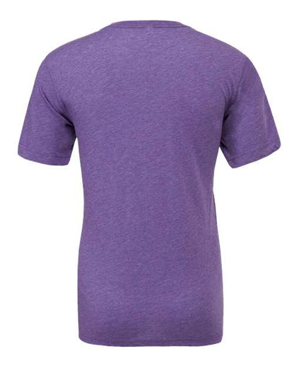 BELLA + CANVAS Triblend Tee 3413 Pink Triblend Custom Embroidered Business Logo
