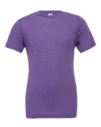 BELLA + CANVAS Triblend Tee 3413 Pink Triblend Custom Embroidered Business Logo