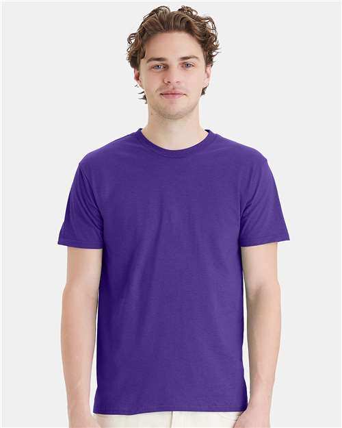 Hanes Perfect-T T-Shirt 4980 Purple
