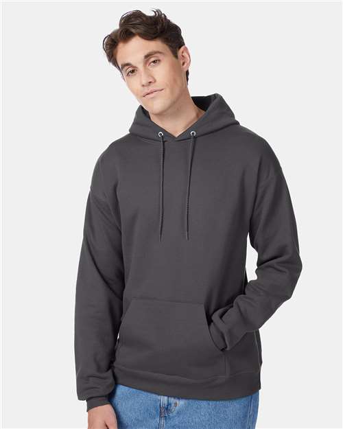 Custom Embroidered  Hanes Ecosmart® Hooded Sweatshirt P170 Smoke Grey