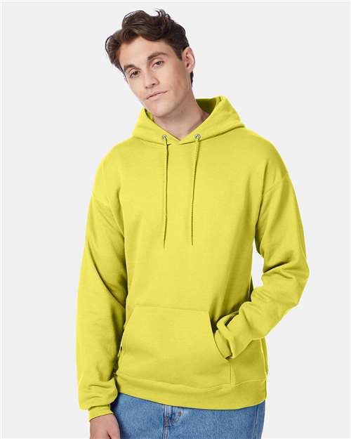 Custom Embroidered  Hanes Ecosmart® Hooded Sweatshirt P170 Yellow