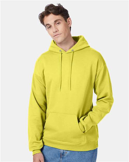 Custom Embroidered  Hanes Ecosmart® Hooded Sweatshirt P170 Yellow