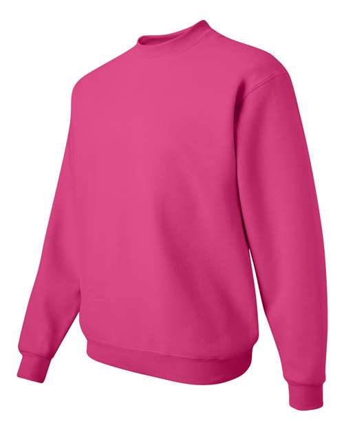 JERZEES NuBlend® Crewneck Sweatshirt 562MR Cool Mint Custom Embroidered Business Logo