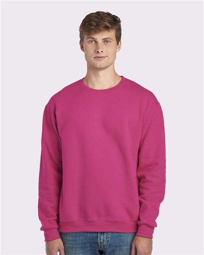 JERZEES NuBlend® Crewneck Sweatshirt 562MR Cool Mint Custom Embroidered Business Logo