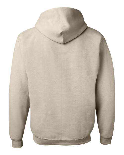 JERZEES NuBlend® Hooded Sweatshirt 996MR Sandstone Custom Embroidered Business Logo