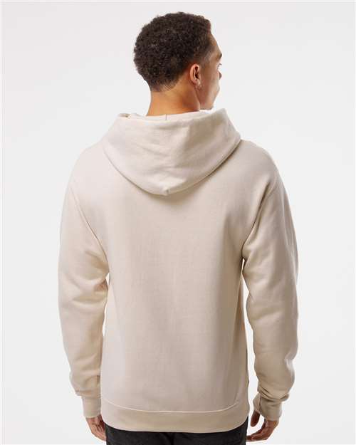 JERZEES NuBlend® Hooded Sweatshirt 996MR Sandstone Custom Embroidered Business Logo