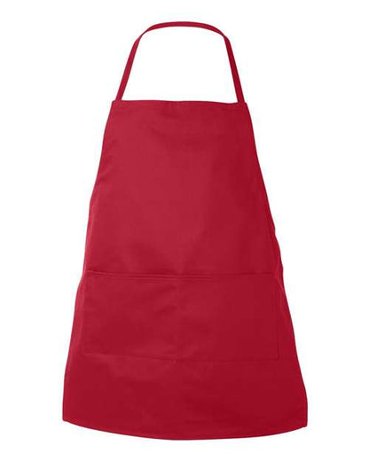 Liberty Bags Two-Pocket Butcher Apron 5502 Custom Embroidered Business Logo