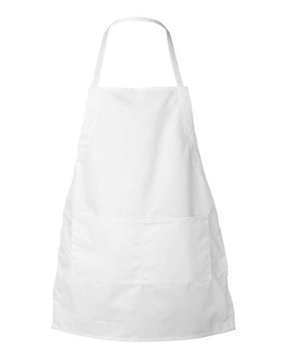 Liberty Bags Two-Pocket Butcher Apron 5502 Custom Embroidered Business Logo