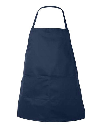 Liberty Bags Two-Pocket Butcher Apron 5502 Custom Embroidered Business Logo