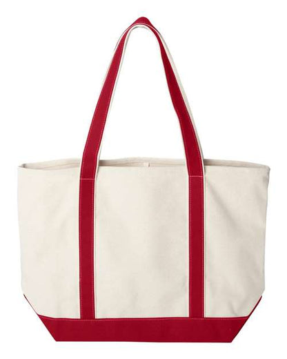 Liberty Bags Carmel Classic XL Cotton Canvas Resort Tote 8872