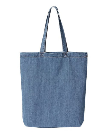 Liberty Bags Cotton Denim Gusseted Tote Bag 7761A