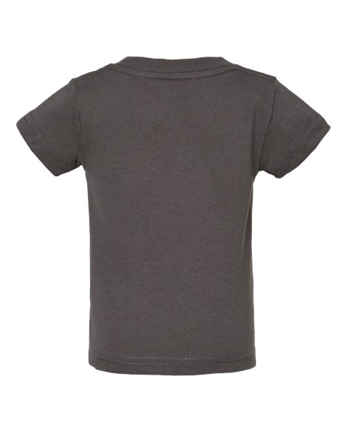 Rabbit Skins Infant Cotton Jersey Tee 3401 Charcoal