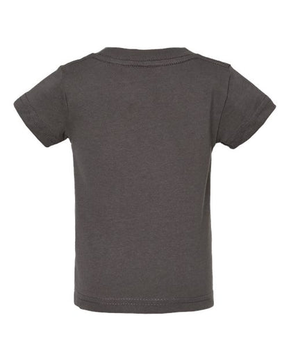 Rabbit Skins Infant Cotton Jersey Tee 3401 Charcoal