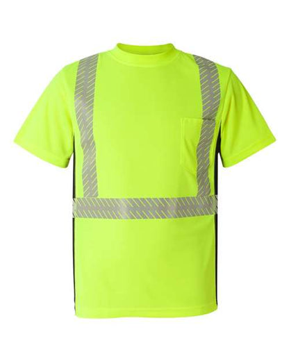 Kishigo Unisex Premium Black Series Breathable Tape Class 2 T-Shirt 2253
