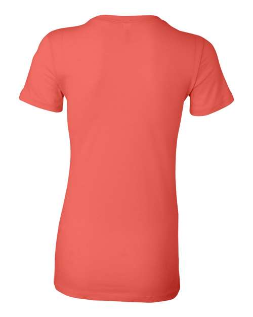 BELLA + CANVAS Women's Slim Fit Tee 6004 Coral