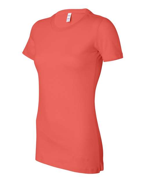 BELLA + CANVAS Women's Slim Fit Tee 6004 Coral