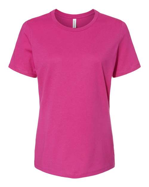 BELLA + CANVAS Women’s Relaxed Jersey Tee 6400 Custom Embroidered Business Logo
