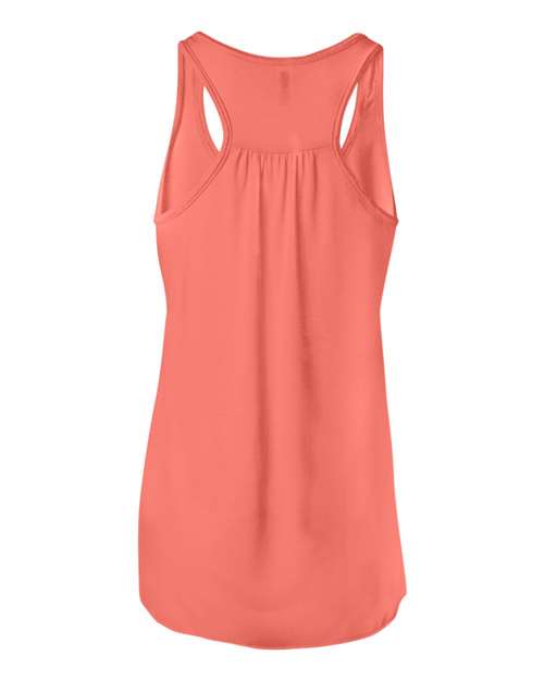 BELLA + CANVAS Women's Flowy Racerback Tank 8800 Coral