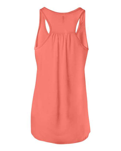 BELLA + CANVAS Women's Flowy Racerback Tank 8800 Coral