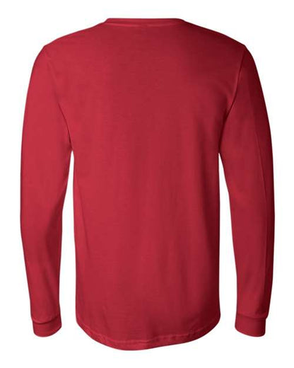 BELLA + CANVAS Eco-Fleece Baller Short Sleeve Hoodie 3501 Red Custom Embroidered Business Logo