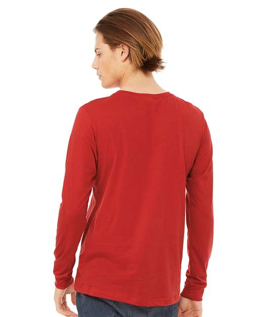 BELLA + CANVAS Jersey Long Sleeve Tee 3501 Red