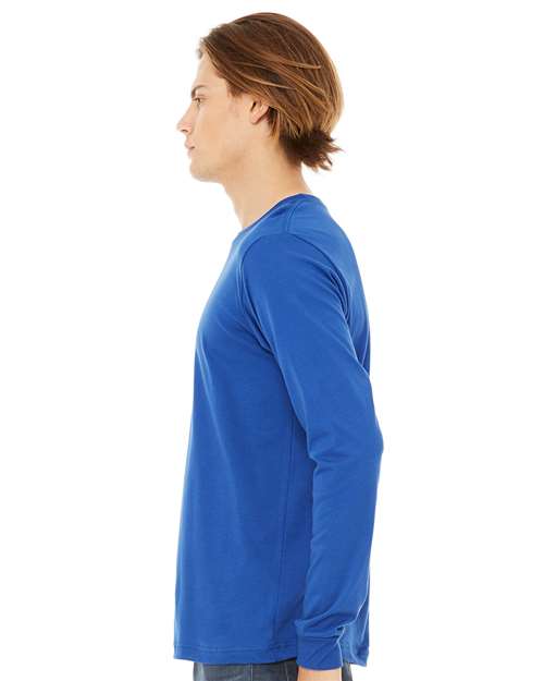 BELLA + CANVAS Jersey Long Sleeve Tee 3501 True Royal