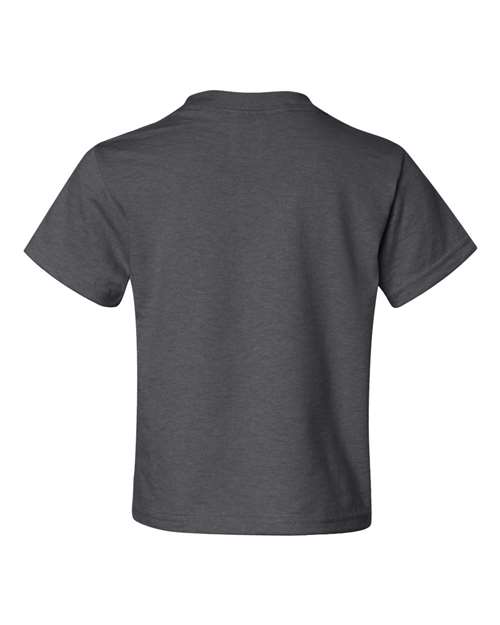 JERZEES Dri-Power® Youth 50/50 T-Shirt 29BR Cardinal Custom Embroidered Business Logo
