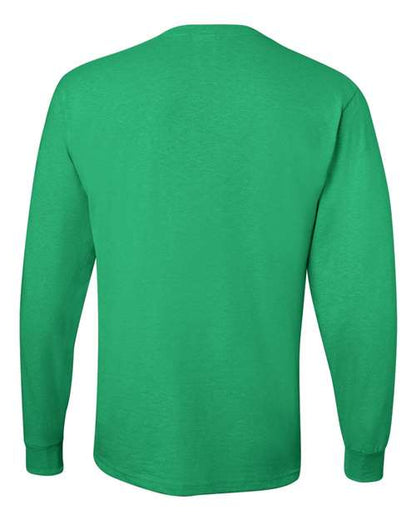 JERZEES Dri-Power® Long Sleeve 50/50 T-Shirt 29LSR Kelly Custom Embroidered Business Logo