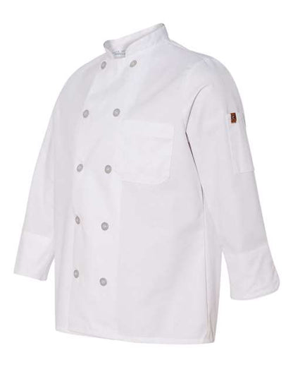 Chef Designs Women's Ten Button Chef Coat 0401 Custom Embroidered Business Logo