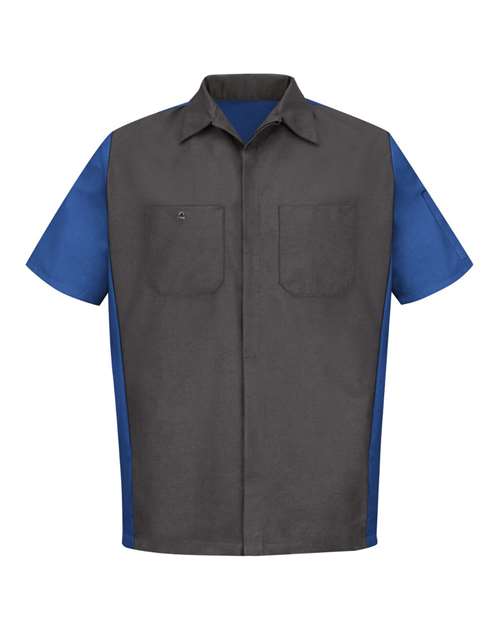 Red Kap Men's Short Sleeve Automotive Crew Shirt SY20