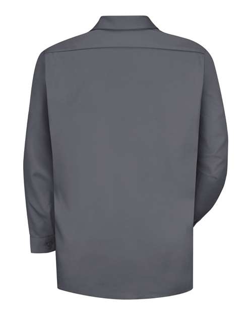 Custom EmbroideredRed Kap Men's Deluxe Heavyweight Cotton Shirt 2357 Charcoal