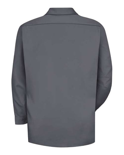 Custom EmbroideredRed Kap Men's Deluxe Heavyweight Cotton Shirt 2357 Charcoal