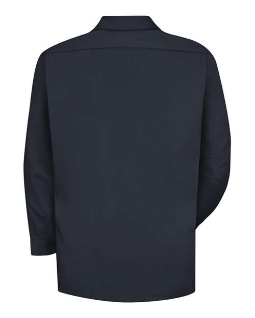 Custom EmbroideredRed Kap Men's Deluxe Heavyweight Cotton Shirt 2357 Dark Navy