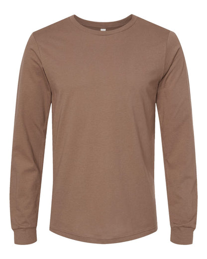 BELLA + CANVAS Jersey Long Sleeve Tee 3501 Vintage Brown