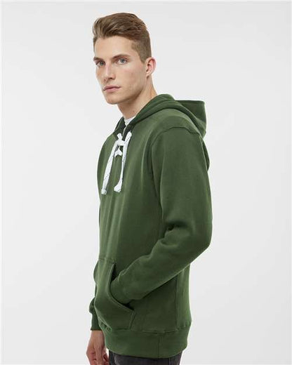 J. America Sport Lace Hooded Sweatshirt 8830 Forest