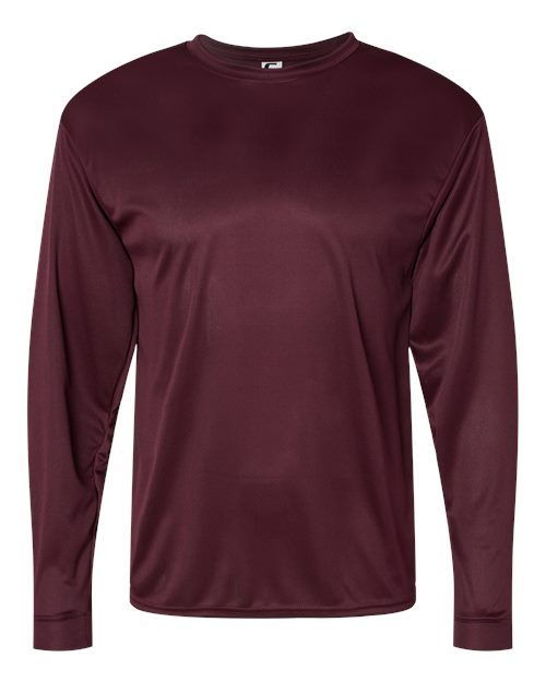C2 Sport Performance Long Sleeve T-Shirt 5104 Maroon