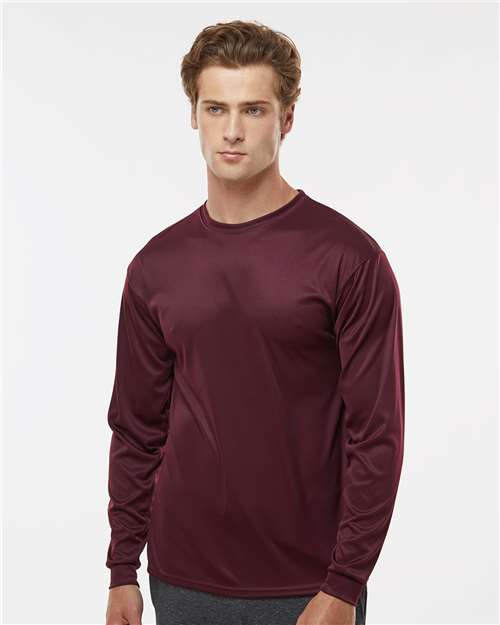 Custom Embroidered  C2 Sport Performance Long Sleeve T-Shirt 5104 Maroon