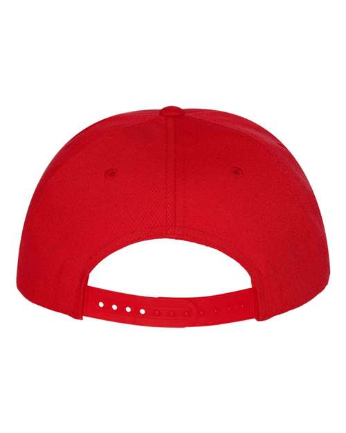 YP Classics Five-Panel Cotton Twill Snapback Cap 6007 Custom Embroidered Business Logo