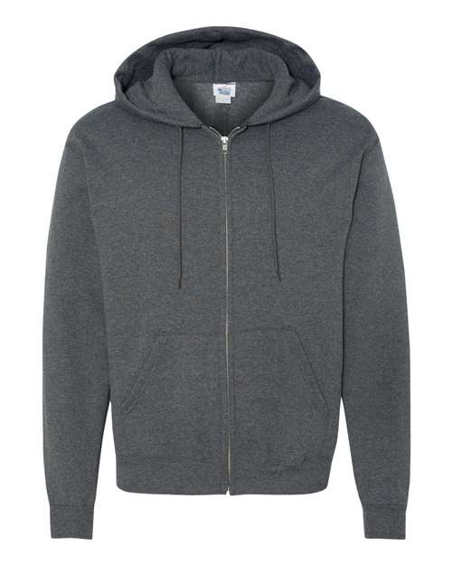 Champion Powerblend® Full-Zip Hooded Sweatshirt S800 Custom Embroidered Business Logo