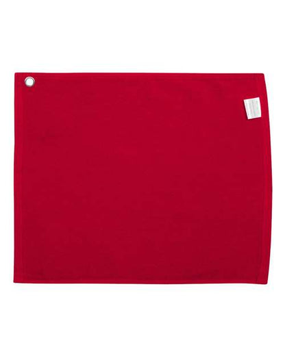 Carmel Towel Company Velour Hemmed Towel with Grommet & Hook C1518GH