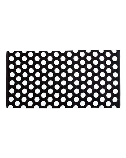 Carmel Towel Company Polka Dot Velour Beach Towel C3060P
