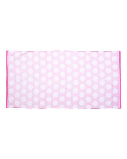 Carmel Towel Company Polka Dot Velour Beach Towel C3060P